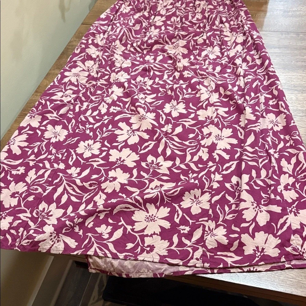 Patrons of Peace Tropical floral print maxi Skirt Anthropologie Size Medium